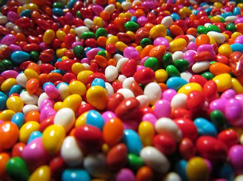 Colorful Food Macro Candies Sprinkles Dessert Confectionery