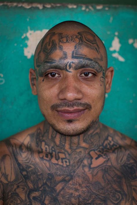 Ms 13 Gang Members In El Salvador Prison By Adam Hinton One Use Mirror Online