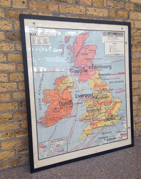 1960s Map Of Great Britain Retromaps