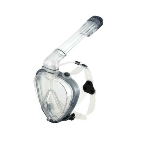 Us Divers Airgo Purge Lx Submersible Panoramic Full Face Snorkeling Mask Large For Sale