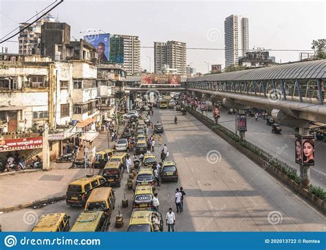 Bustling Mumbai Is India S Largest City And Financial Center Editorial