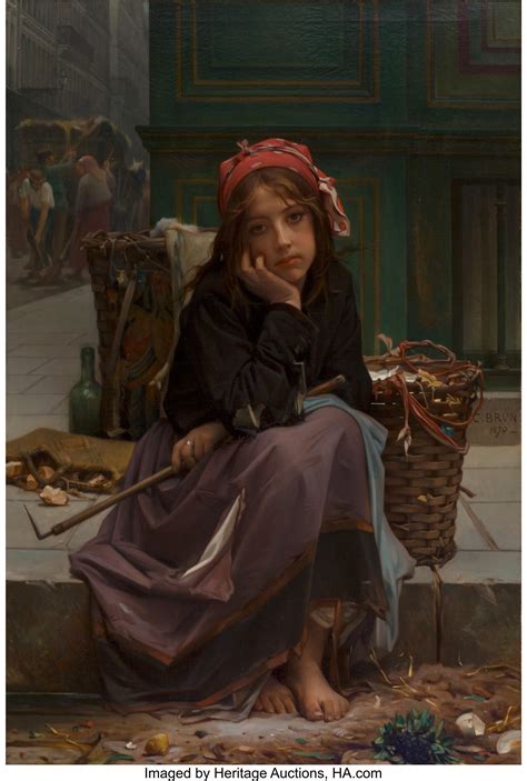 Guillaume-Charles Brun (French, 1825-1908). The young rag ...