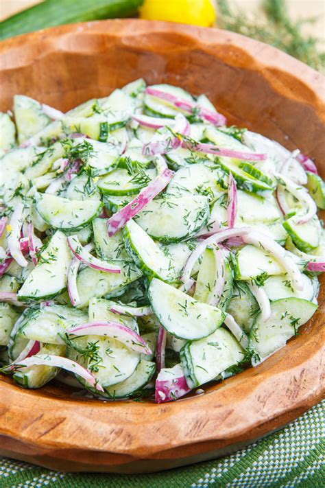 Cucumbers have been cultivated for over 3000 years, and considered one of the healthiest foods for your overall health. Creamy Dilled Cucumber Salad - Mother's Cuisine