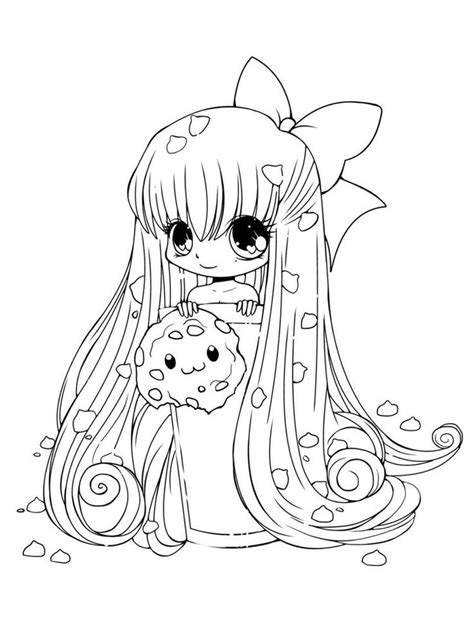anime cat coloring page | Chibi coloring pages, Cute coloring pages