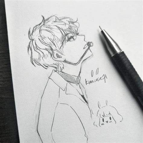 Pencil Small Anime Drawings Jaleada Mapanfu