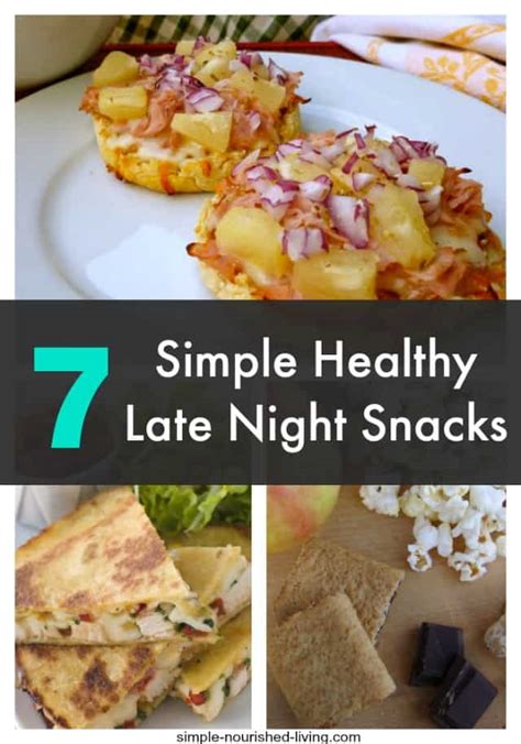 Healthy Late Night Snacks Simple Easy Delicious