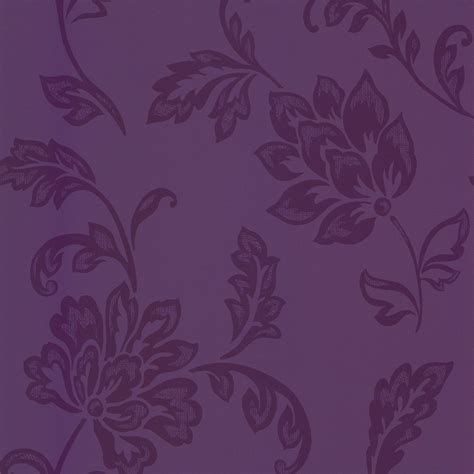 Free Download Floral Wallpaper Purple Designer Selection From I Love