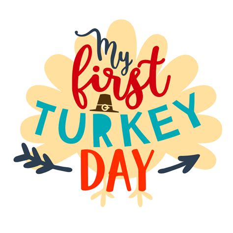 My First Turkey Day Thanksgiving Free Svg File Svg Heart