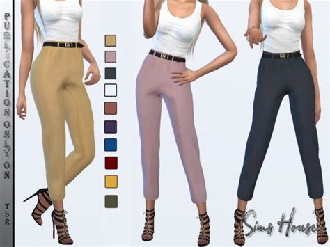 Womens Classic Pants By Sims House At Tsr Sims 4 Updates