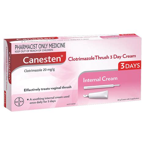 Buy Canesten Clotrimazole Thrush Treatment Day Cream S Online