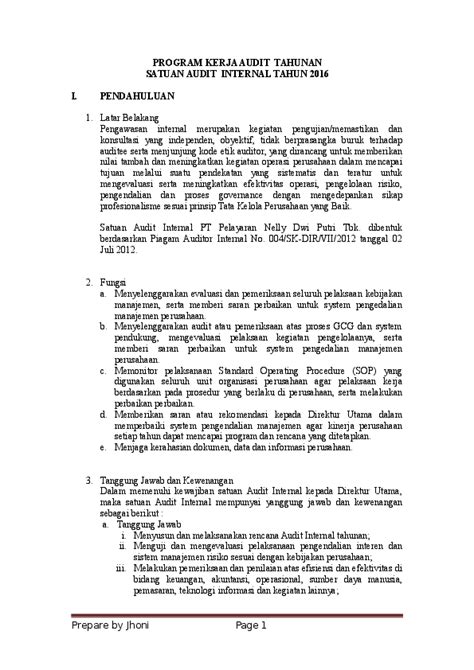 Contoh soal dan jawaban b l a a n w so a ujian sertifikasi auditor. Contoh Laporan Audit Internal Sekolah - Nusagates