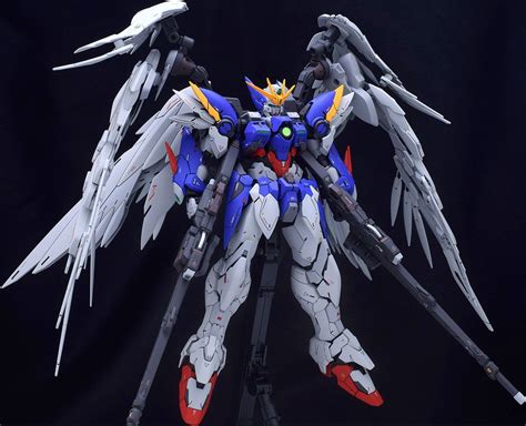 Painted Build Hirm 1100 Wing Gundam Zero Custom Ew Gundam Kits