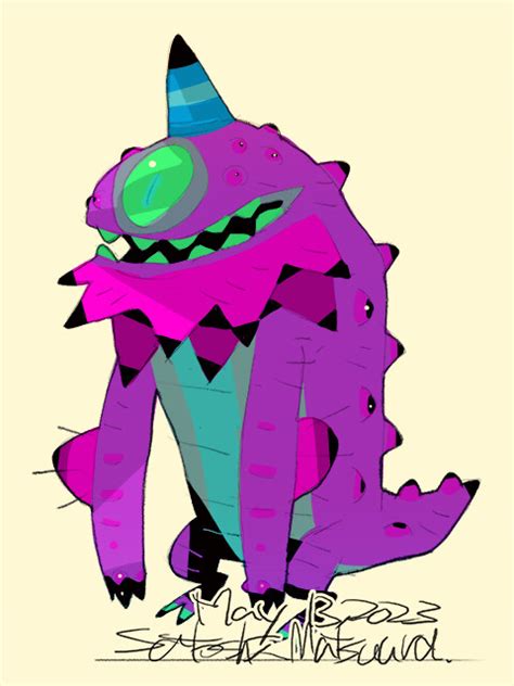 Artstation Purple Monster