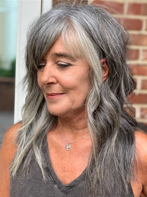 Long Grey Hairstyles Pin On Hair Fotodashurie