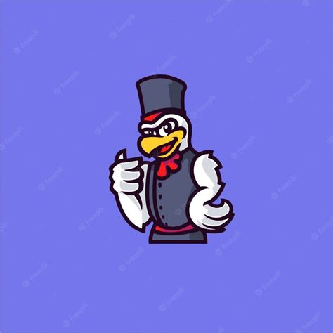 Premium Vector Chicken Man Mascot