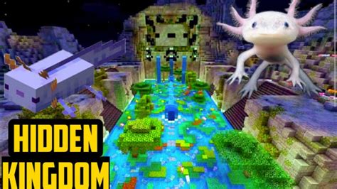 Is There A Hidden Axolotl Kingdom In Minecraft Minecraft Cave And