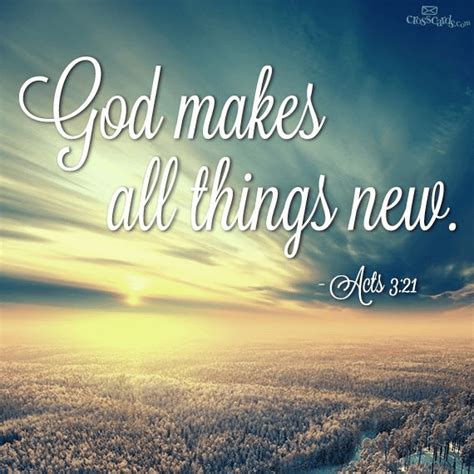 As you do not know the path of the wind, or how the body is formed in a mother's womb, so you cannot understand the work of god, the maker of all things. God Makes All Things New - Your Daily Verse