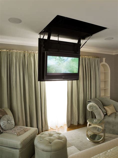 Our extensive product range includes motorised tv lifts, tv cabinets, projector lifts, and outdoor tv cabinets and enclosures. Retractable Tv | Houzz