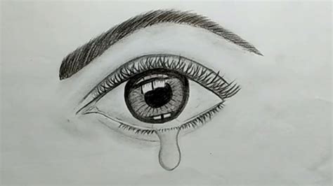 Realistic Crying Eye Drawing Simple Argue09