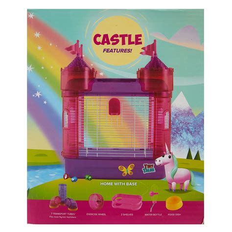 All Living Things Tiny Tales Castle Connectable Hamster Home Small