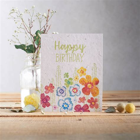Check spelling or type a new query. Happy Birthday Jolly Plantable Seed Card By Hannah Marchant Illustrates | notonthehighstreet.com