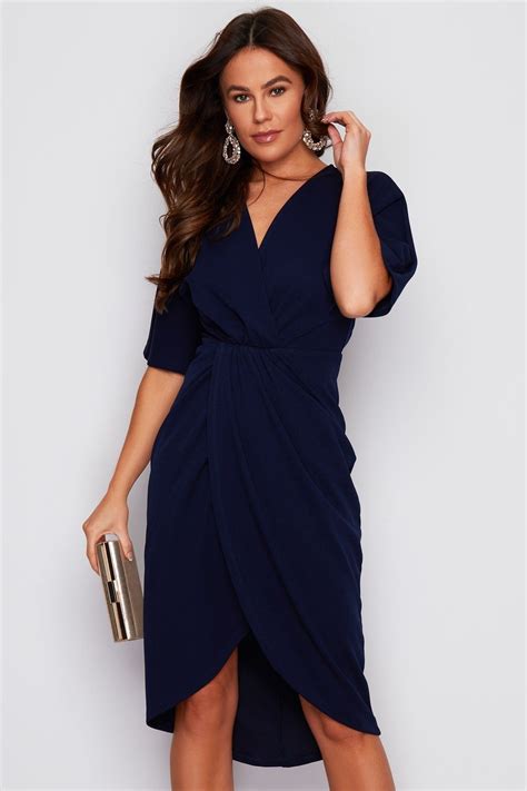 wrap dress casual navy blue dress casual navy shirt dress wrap midi dress navy midi dress