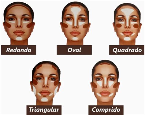 Highlighting And Contouring Guide For Your Face Shape Contorno Maquillaje Contorno Para Cara