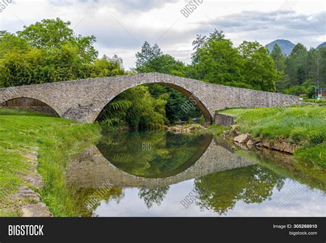Medieval Bridge Over Image And Photo Free Trial Bigstock