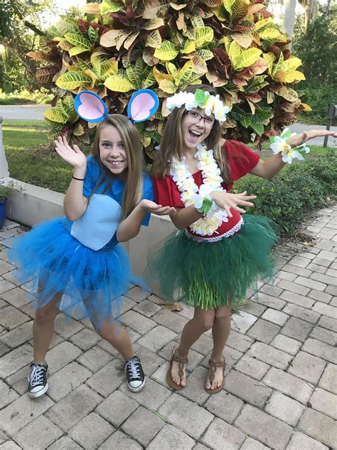 Lilo And Stitch Costume Funnyhalloweencostumes Diy Halloween