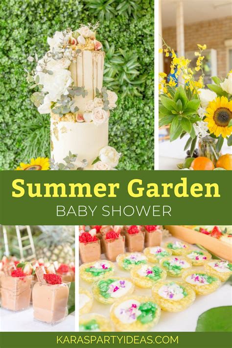 Karas Party Ideas Summer Garden Baby Shower Karas Party Ideas