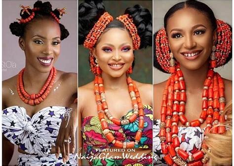 Your pictures are breathtaking and the women are. Latest Igbo Trad Wedding Hairstyles w/ Coral Bead ...