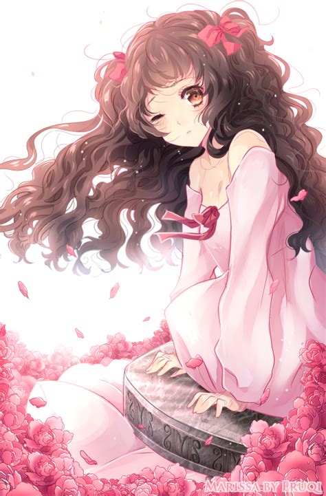 Chibi curlyhair sticker by anny suarez. manga fleurs - Page 3