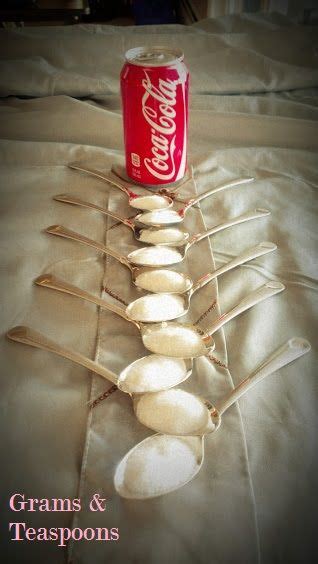 For example, one can of coke contains approximately 44. Pin on Grams & Teaspoons