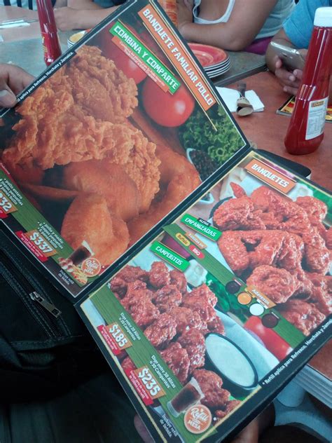 Carta Del Restaurante Pollo Campero Tapachula Del C Rdova Y Ordo Ez