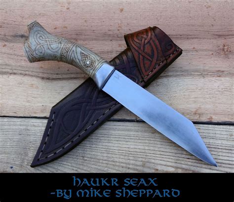 Haukr Seax Viking Seax Hand Forged From High Carbon Steel The