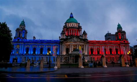Plans for the city hall began in 1888 when belfast was awarded city status by queen victoria. Belfast City Hall is lit up the colours of the French flag ...