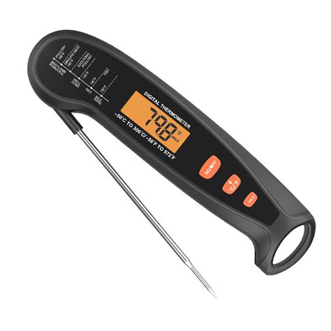 Folding Probe Instant Read Meat Bbq Thermometer