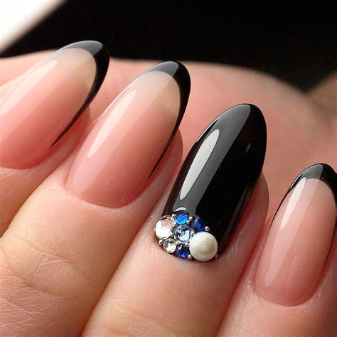 Fantastic Black French Manicure To Try Naildesignsjournal