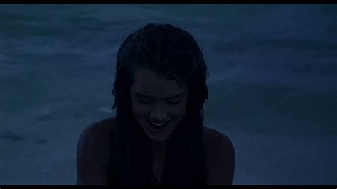 The Blue Lagoon Brooke Shields 1980 Emmeline Swims In The Moonlight Youtube