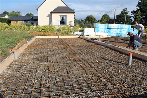 Dalle De Béton Terrasse En Beton Couler Une Dalle B ton Idees Conception Jardin Idees