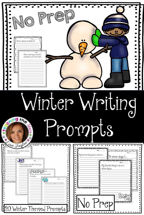 Winter Writing Prompts For 2nd Grade