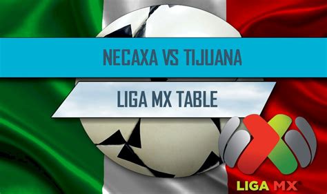 Тихуана u20 или necaxa u20. Necaxa vs Tijuana 2016 Score En Vivo Ignites Liga MX Table
