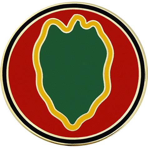 24th Infantry Division Combat Service Identification Badge Usamm