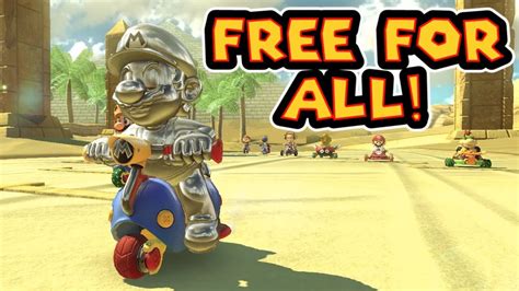 Mario Kart 8 Deluxe 200cc Free For All Races 3 Youtube