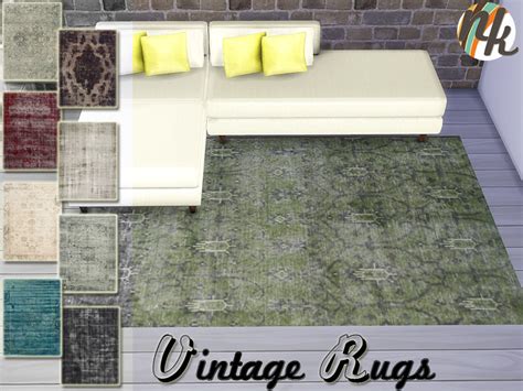 Sims 4 Ccs The Best Vintage Rugs By Nikadema