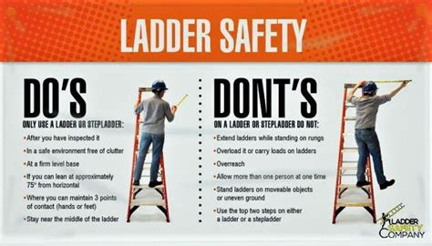 Ladder Safety Dos And Donts Taking The Simple Steps Outlined Here