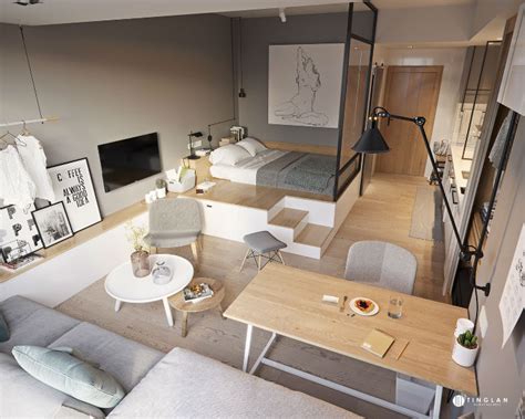Small Studio Ideas For Tiny Home Interiors - Decoholic