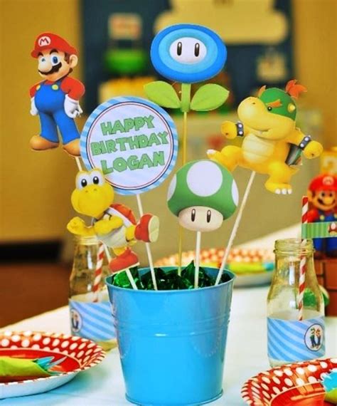 Fiesta Temática Mario Bros Para Niños De Todas Las Edades Decoracion