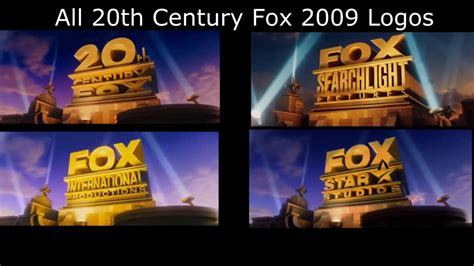 All 20th Century Fox 2009 Logos Pal Version Youtube