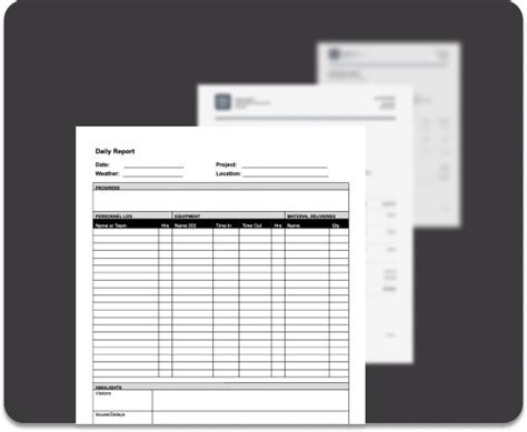 Construction Daily Report Templates Download And Print For Free